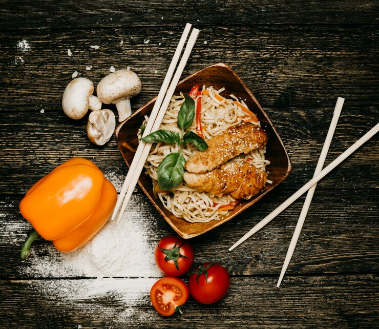 تصویر 2 از قیمت نودل مرغ و قارچ با کیفیت ارزان + خرید عمده